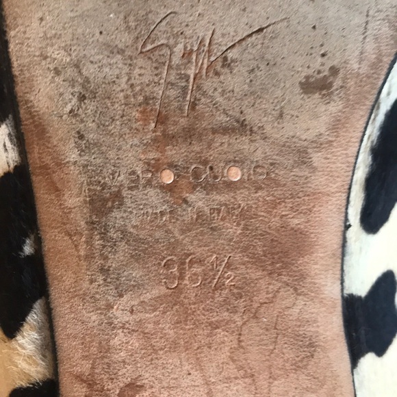 “GIUSEPPE ZANOTTI “ Pony Hair Ladies Flats. - Picture 9 of 16